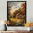 Black Single Picture Framed Canvas