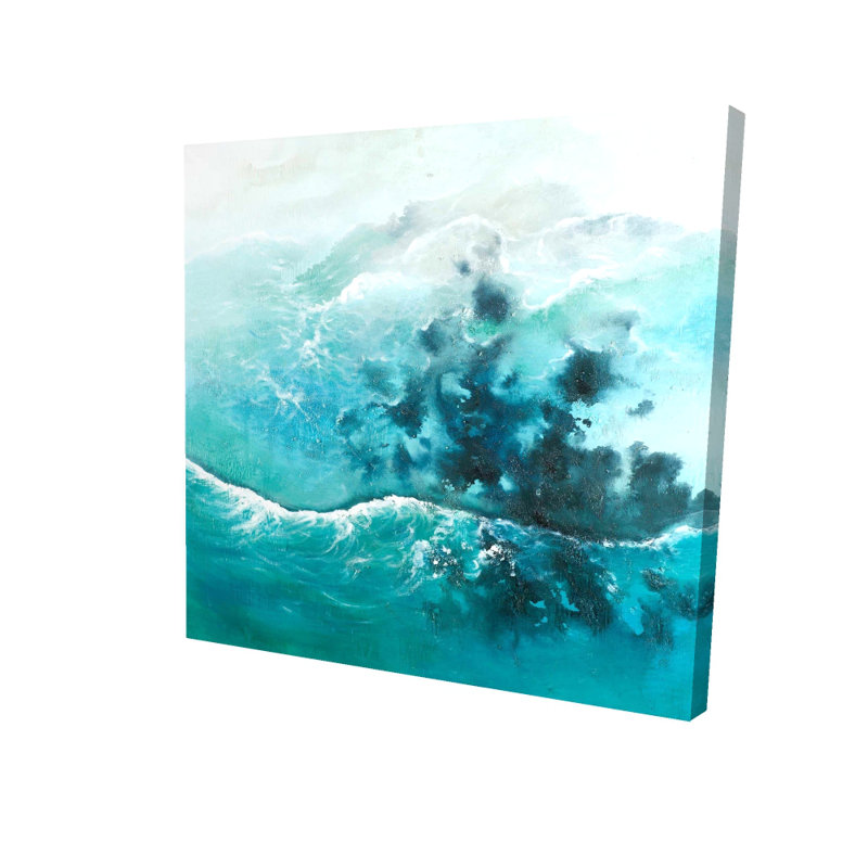 Bord de mer des Caraïbes | Toile bleue pour décoration de chambre à coucher
