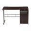 Bureau d'ordinateur avec beaucoup de rangement
