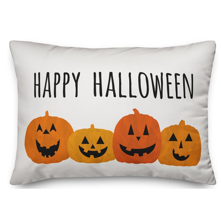Happy Halloween Double Sided Outdoor Pillow