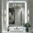 Aevar Super Bright 192 LEDs/m Back LED Lighted Anti-Fog Tempered Glass Bathroom/Vanity Mirror with ETL & 3-Year Warranty-2117522429