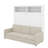 Queen Size Murphy Bed With Sofa-1945205686