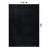 Solid Heathered Black Machine Washable Non-Slip Backing Area Rug-793089330