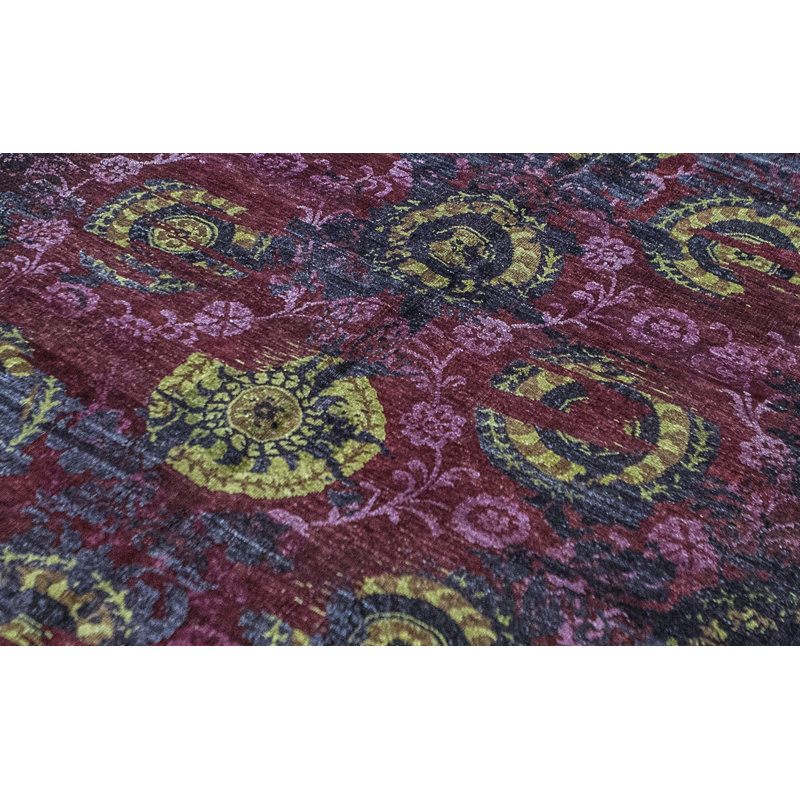 Kendale Hand Woven Wool Abstract Area Rug