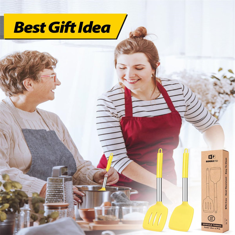 Chengdu Menghejia Technology Co., Ltd. 2 Utensil Set, Yellow