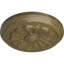 Médaillon de plafond Endurathane Olivia, 7 7/8 po x P 1 1/8 po (convient aux auvents jusqu'à 2 1/8 po), fini craquelé de boue du Mississippi peint à la main-2089711495