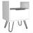 Jacara 17.7'' W Metal Nightstand-937011330