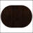 Cappuccino Oval Dining Table with Leaf Extension for Versatile and Elegant Home Dining