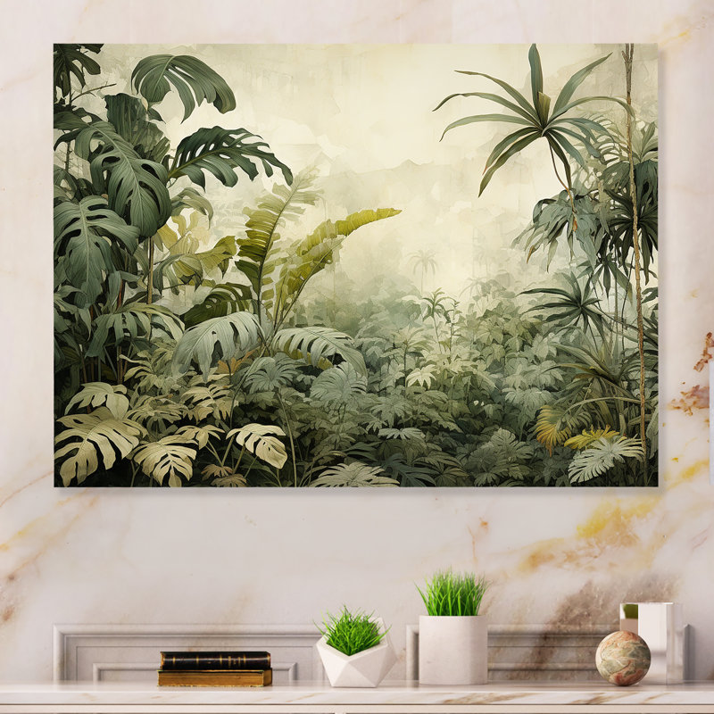 - Salon d'art mural en métal forêt, H 16 po x l 32 po x P 1 po