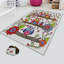 Tapis tissé élégant (4,6 x 7,2 pieds), 100% polyester, hauteur des poils de 0,4 po | Antibactérien, antidérapant, dessous lavable à la machine | Impression 3D numérique | Parfait pour le salon, la chambre à coucher et la salle à manger-360824343