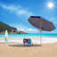 Parasol de plage inclinable 6,5 pi avec sac de transport-1612580425