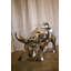 Modern Variation of Wall Street Bull Stainless Steel Statue 80" x 49" x 49"H