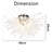 6-Light Modern Crystal Fireworks Ceiling Light-817055603