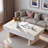 Modern Coffee Table With 2 Fluted Drawers