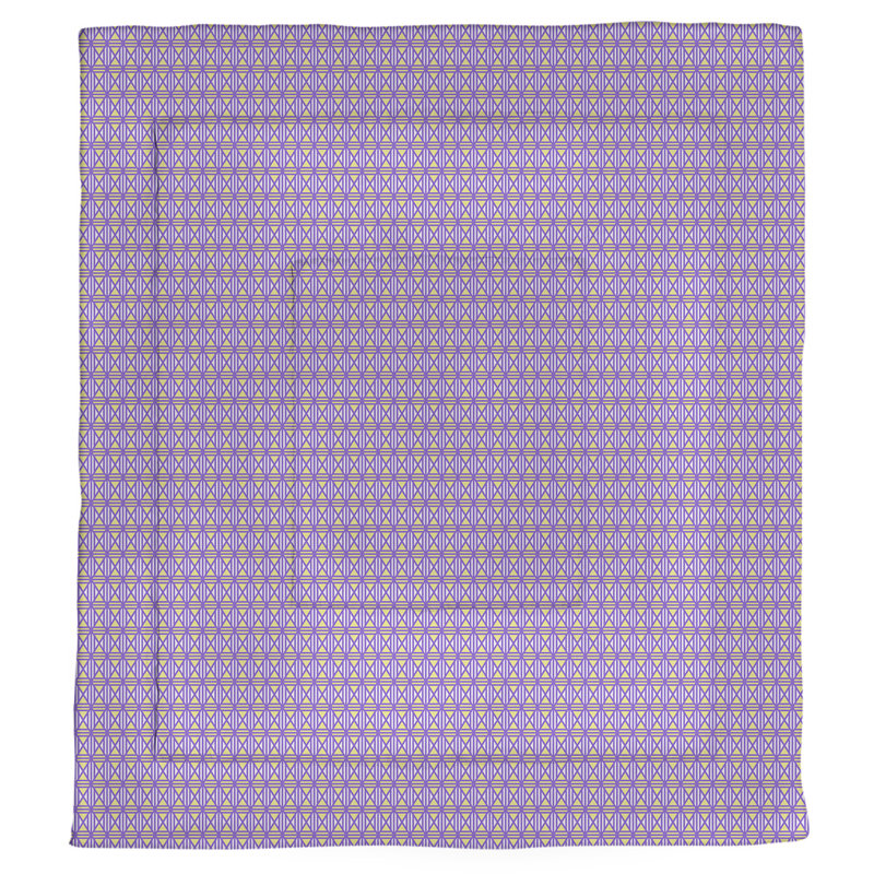Édredon réversible simple Katelyn Elizabeth, Édredon simple TG, Mauve / Jaune