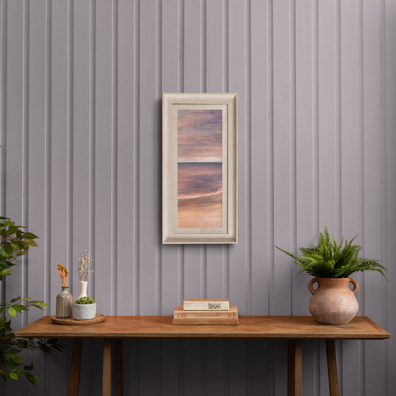 Etive - Single Picture Frame Print, Pink