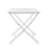 Folding Dining Table 43.5'' - Built To Outdoor Weather Wood For Entertaining