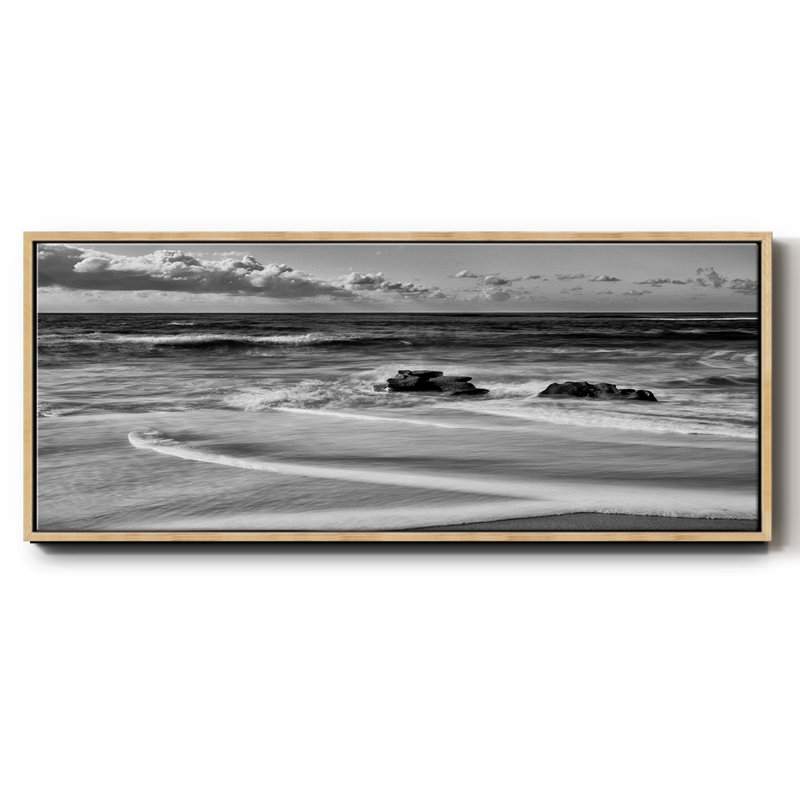 Whispering Sands Beach - toile encadrée, H 12 po x l 30 po