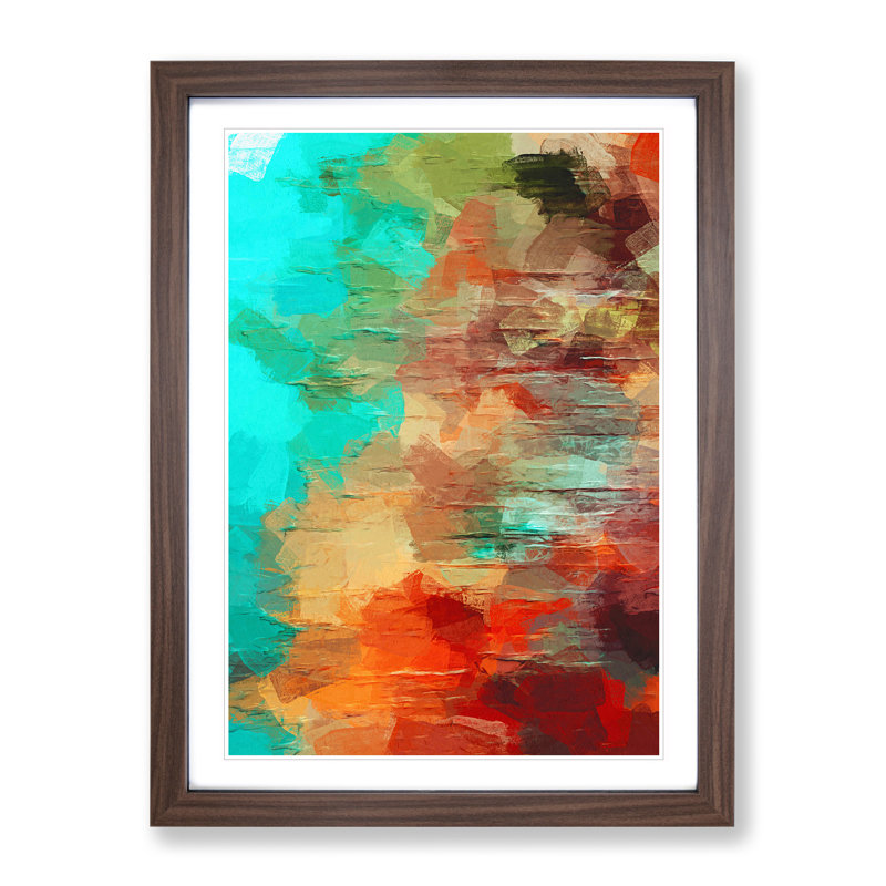 Lost Chances - Framed Print, 46cm H x 34cm W x 2cm D, Walnut