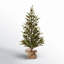 Stacy Faux Pine Tree in Wicker/Rattan Pot-1065633934