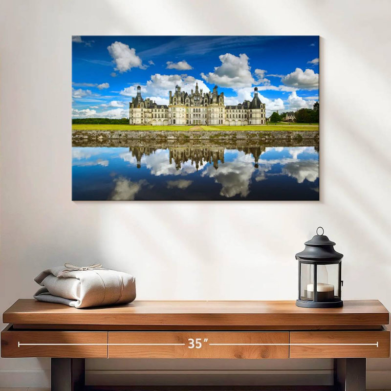 Lilie Chambord Castle, H 16 po x l 24 po