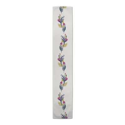 Rectangle Floral Polyester Table Runner