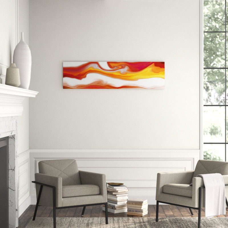 Subtle Flow III Print by Mari Urasawa, Plexi, 16" H x 60" W x 1.5" D