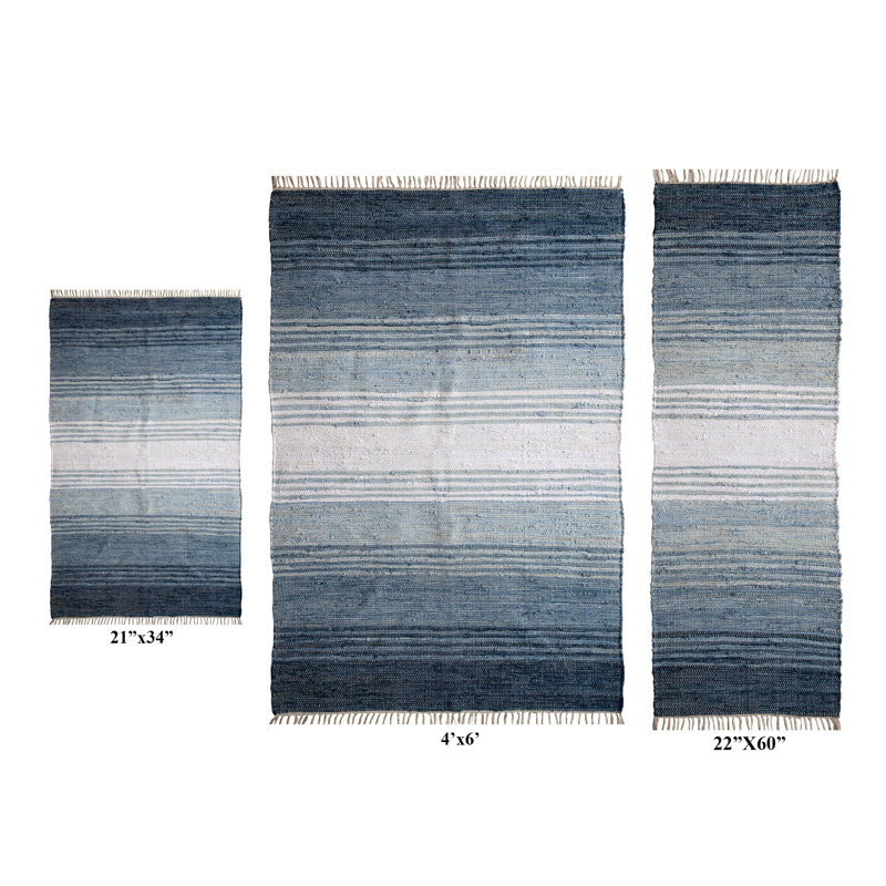 Tapis réversible en coton et polyester Richmond Gradation Collection
