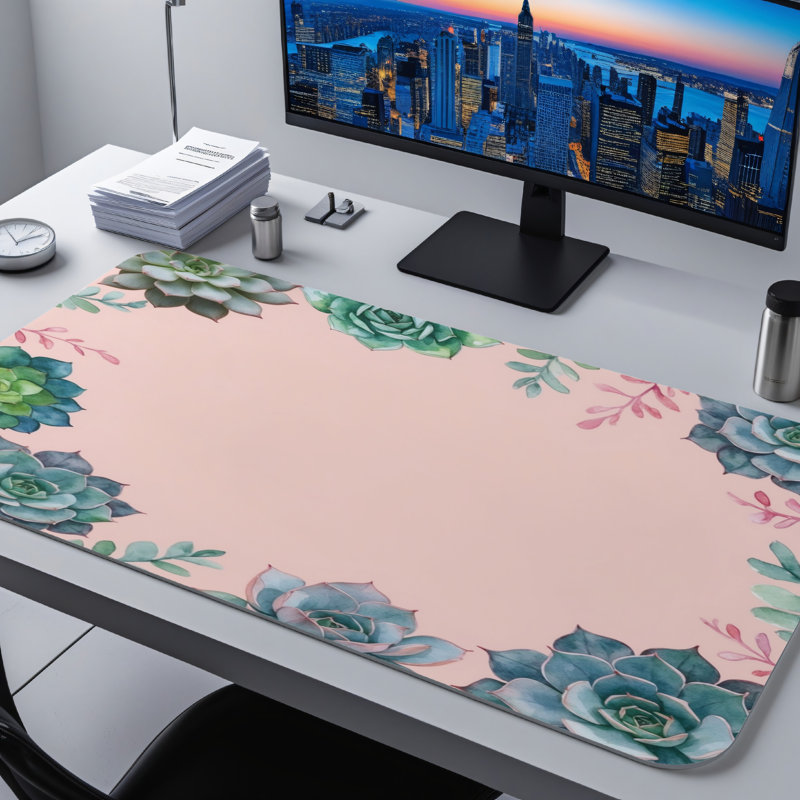 Polyester Desk Pad, 23.6x13.8
