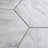 Classico Bardiglio Hex 7" x 8" Porcelain Stone Look Wall & Floor Tile