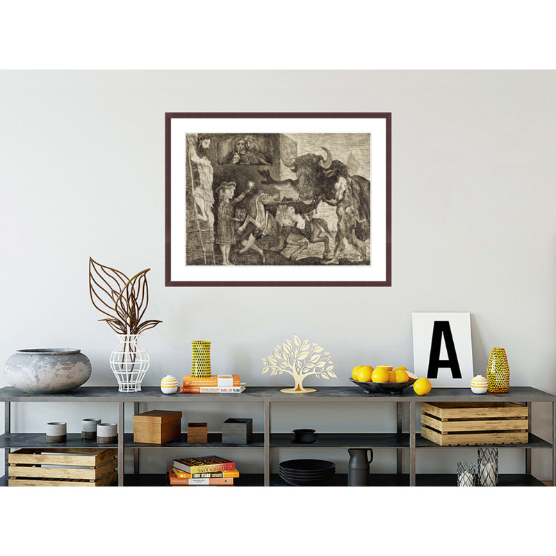 «Minotauresthy» par Pablo Picasso, impression giclée sur cadre, H 31,88 po x l 41,5 po