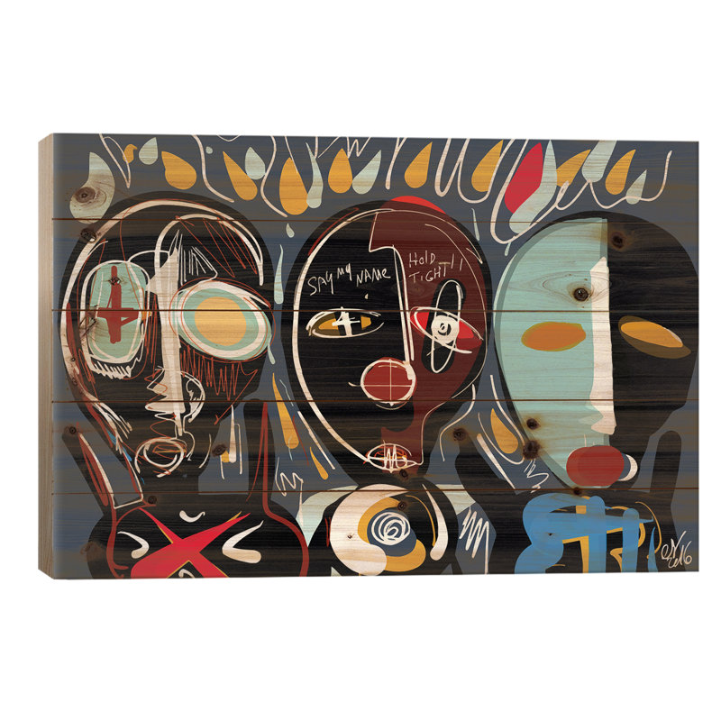 «We Are a Family» par Emmanuel Signorino, impression sur bois sans cadre, L 26 po x H 18 po