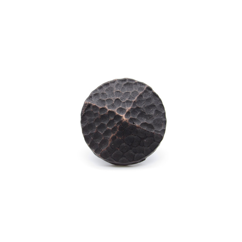 Rond/bordeaux, H 1,25 po x l 1,25 po x P 1,125 po, Laiton OX