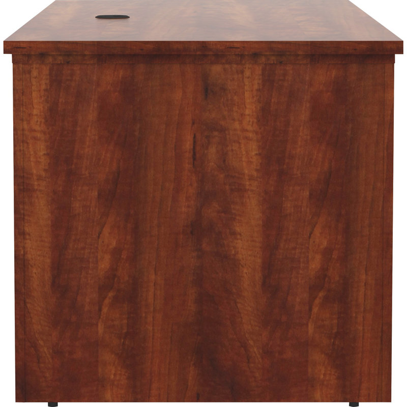 Essentials Series Sit-To-Stand Desk Shell, Cherry