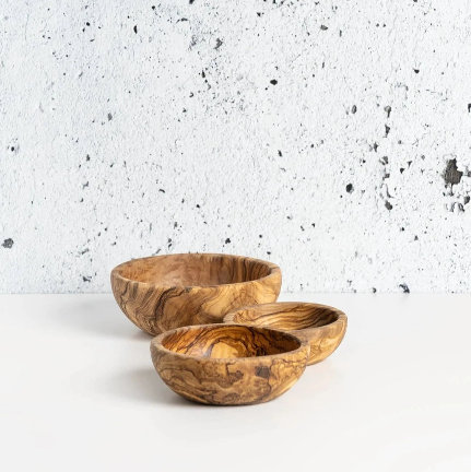 Olive Wood Serving Bowl