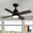 36.6'' Black Ceiling Fan With Remote Control And Light Kit