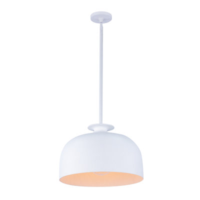 Gabardine 6 LT Matt White Pendant Kalco