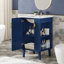 Ensemble de meuble-lavabo sur pied 20 po avec lavabo en céramique et meuble-lavabo simple autoportant 20 po-450494965