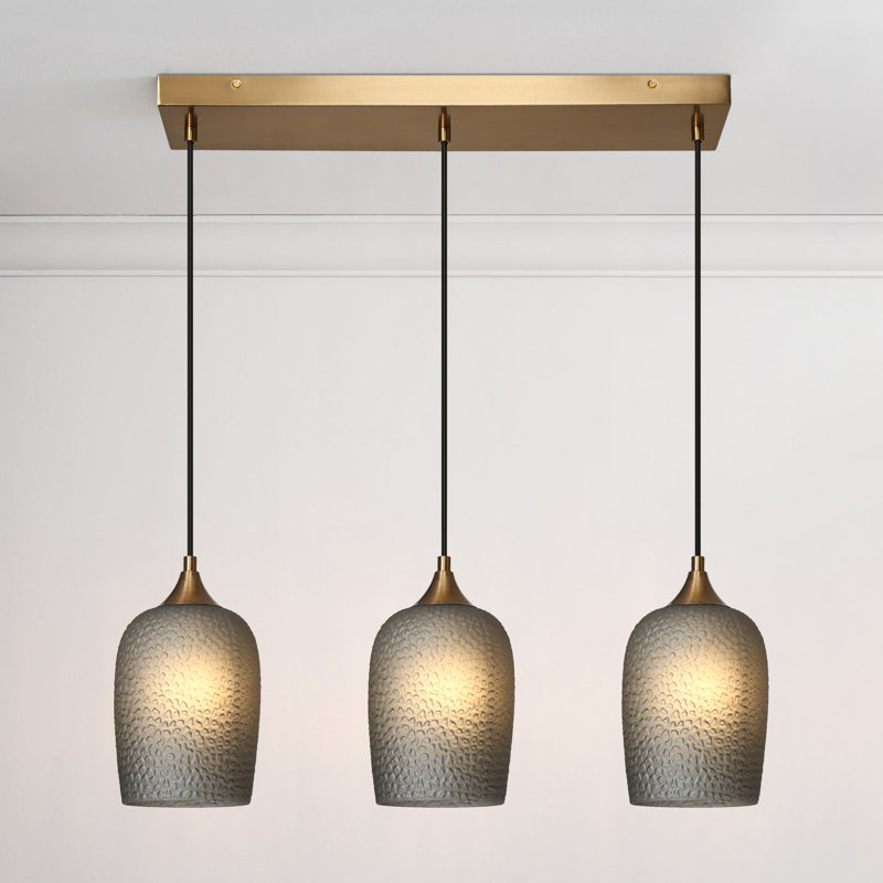 Luminaire suspendu 3 lumières Amedeo