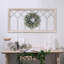 Cadre mural de fenêtre rustique en bois blanc 40 x 20 pouces, art mural décoratif pour la maison
