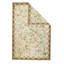 Wool Floral Area Rug in Beige