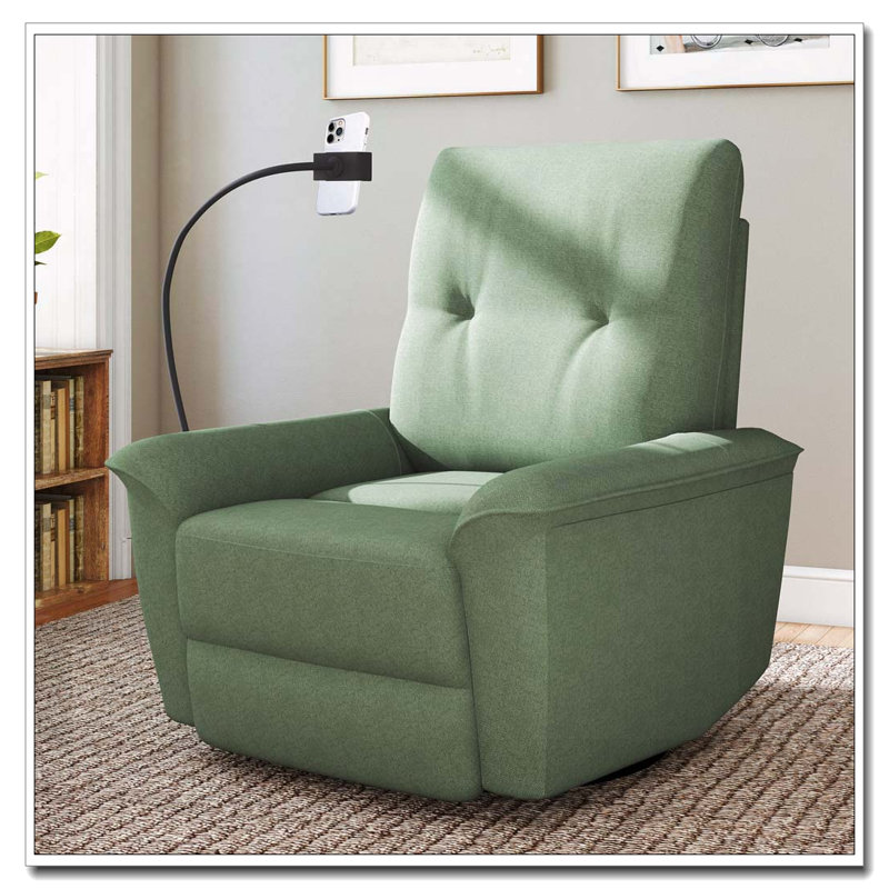 Fauteuil inclinable berçant et pivotant à 270 °, Vert foncé