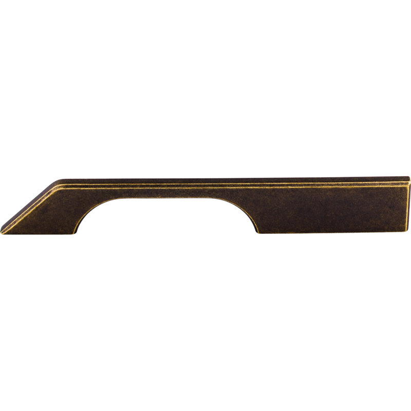 Tapered Bar pull, German Bronze, 7" Center to Center