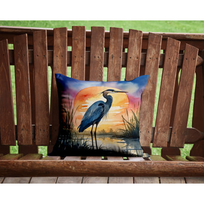 Coussin Blue Heron