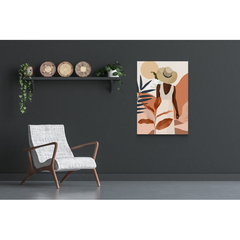 «Ebony's Home Coming African American Woman» par Ify Ojo, impression sur toile tendue, H 16 po x l 20 po x P 3 po