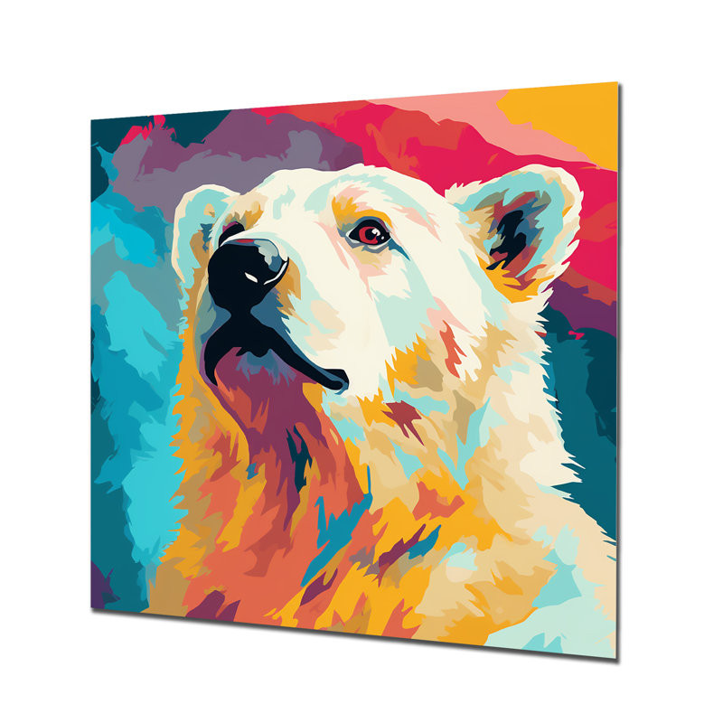 Arctique, ours polaire arctique, H 16 po x l 16 po x P 1 po