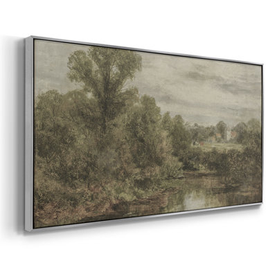 Série paysage - DCCCL XXVI - Toile tendue avec châssis encadré - Prêt à être accroché