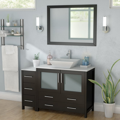 48" Single Bathroom Vanity Set with Mirror