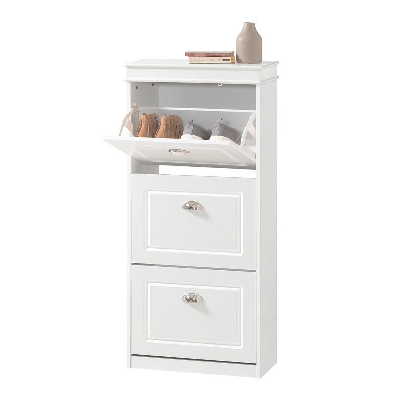6 Pair Flip Down Shoe Storage