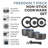 Tower Freedom T800201 7 Piece Cookware Set with Ceramic Coating, Stackable Design and Detachable Handle, Graphite, Aluminium